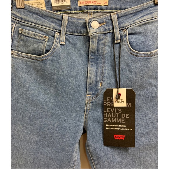 LEVI’S 721 High-Rise Skinny Jeans | Size 26 - Picture 6 of 7